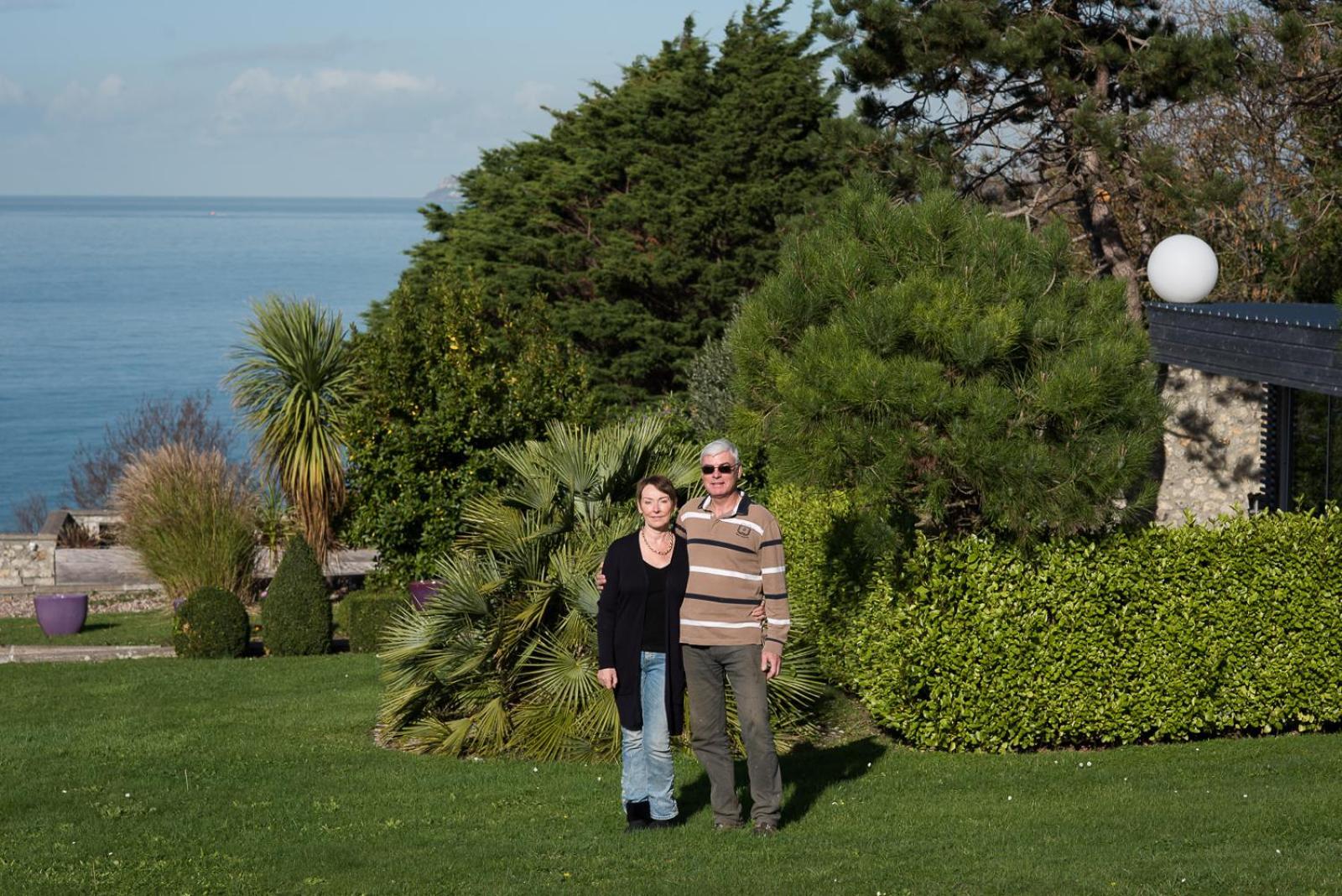 Bed and Breakfast Domaine Du Grand Bec Виллервиль Экстерьер фото